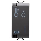 GEWISS - GEWGW12799H SONDA TERMOREGOLAZIONE/UMIDITA KNX NERO
