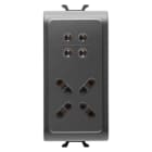 GEWISS - GEWGW12935 INSERITORE DA INCASSO - ANTIFURTO FILARE - NERO - CHORUSMART