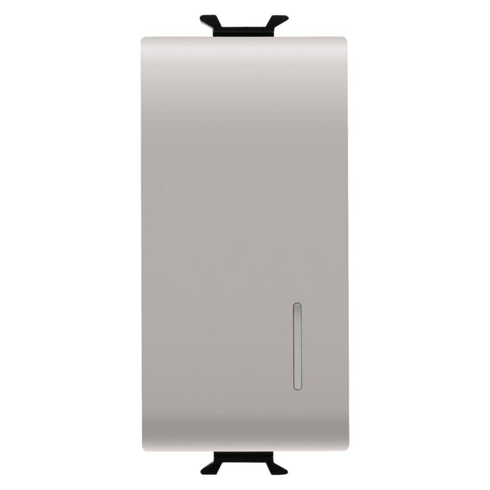 GEWISS - GEWGW13092 INVERTITORE UNIPOLARE 250V ac - 16AX ILLUMINABILE - CON DIFFUSORE - 1 MODULO - NATURAL BEIGE SATINATO - CHORUSMART