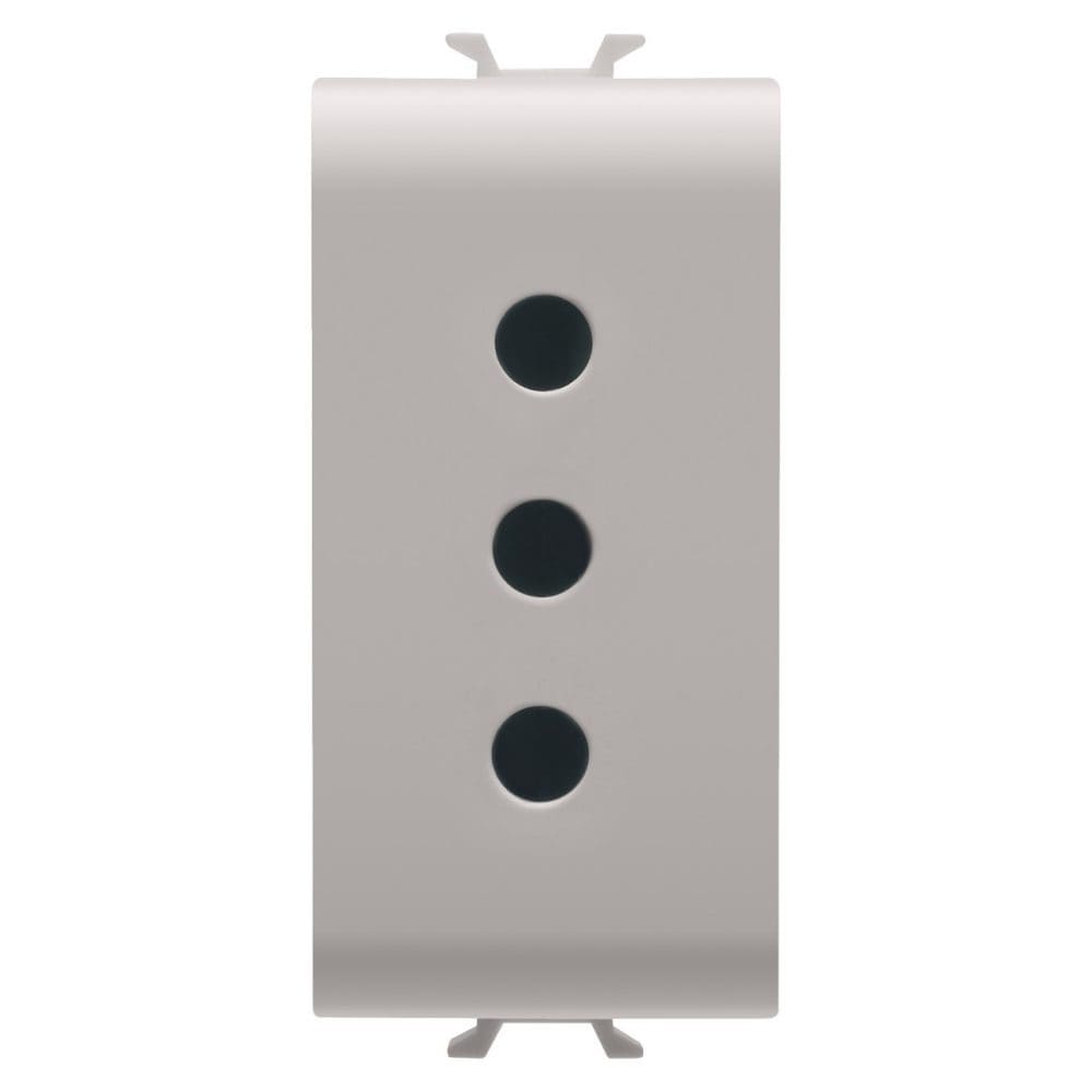 GEWISS - GEWGW13201 PRESA 1M 2P+T 10A P11 ST.ITA.BEIGE