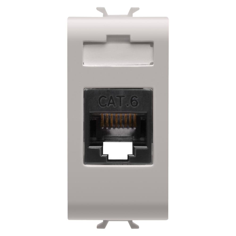 GEWISS - GEWGW13423 CONNETTORE RJ45 1M CAT.6 UTP BEIGE