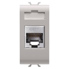 GEWISS - GEWGW13424 PRESA RJ45 - CATEGORIA 6 - FTP - 1 MODULO - CHORUSMART NATURAL BEIGE SATINATO
