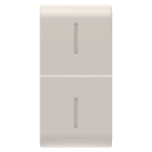 GEWISS - GEWGW13557S TASTO INTERC.2 DIFFUSORI 1M NAT.BEIGE