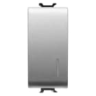 GEWISS - GEWGW14002 INTERRUTTORE UNIPOLARE 250V ac - 16AX ILLUMINABILE - CON DIFFUSORE - 1 MODULO - TITANIO - CHORUSMART