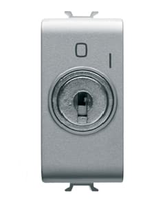 GEWISS - GEWGW14006 INTERR.1M 2P 10AX+CHIAVE TITANIO