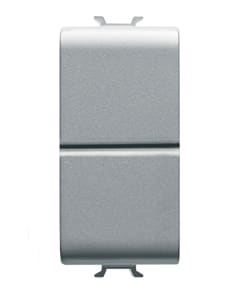 GEWISS - GEWGW14141 PULSANTE UNIP.DOPPIO NA 16A TITANIO