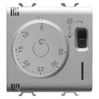 GEWISS - GEWGW14705 TERMOSTATO - 230V ac 50/60Hz - 2 MODULI - TITANIO - CHORUSMART