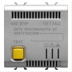 GEWISS - GEWGW14712 RIVELATORE GAS METANO - 12V ac/dc - 2 MODULI - TITANIO - CHORUSMART