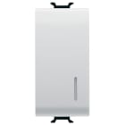 GEWISS - GEWGW15132 PULSANTE UNIPOLARE 250V ac - NA 16A ILLUMINABILE - CON DIFFUSORE - 1 MODULO - BIANCO SATINATO - CHORUSMART