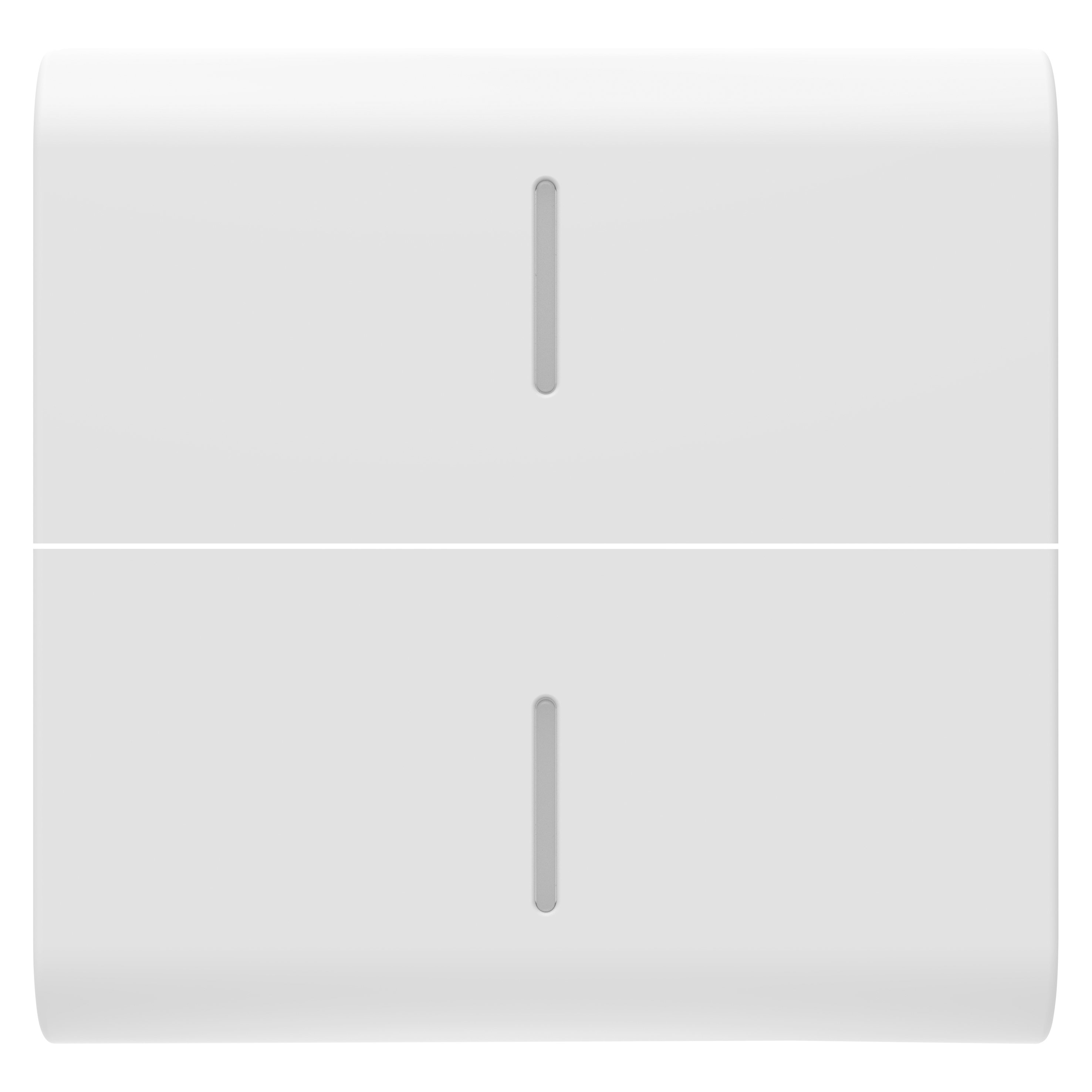 GEWISS - GEWGW15558S TASTO INTERCAMBIABILE PER COMANDI ASSIALI - CON 2 DIFFUSORI - 2 MODULI - BIANCO SATINATO - CHORUSMART