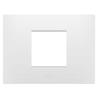 GEWISS - GEWGW16002PW PLACCA EGO - IN TECNOPOLIMERO - 2 POSTI - BIANCO SATINATO - CHORUSMART