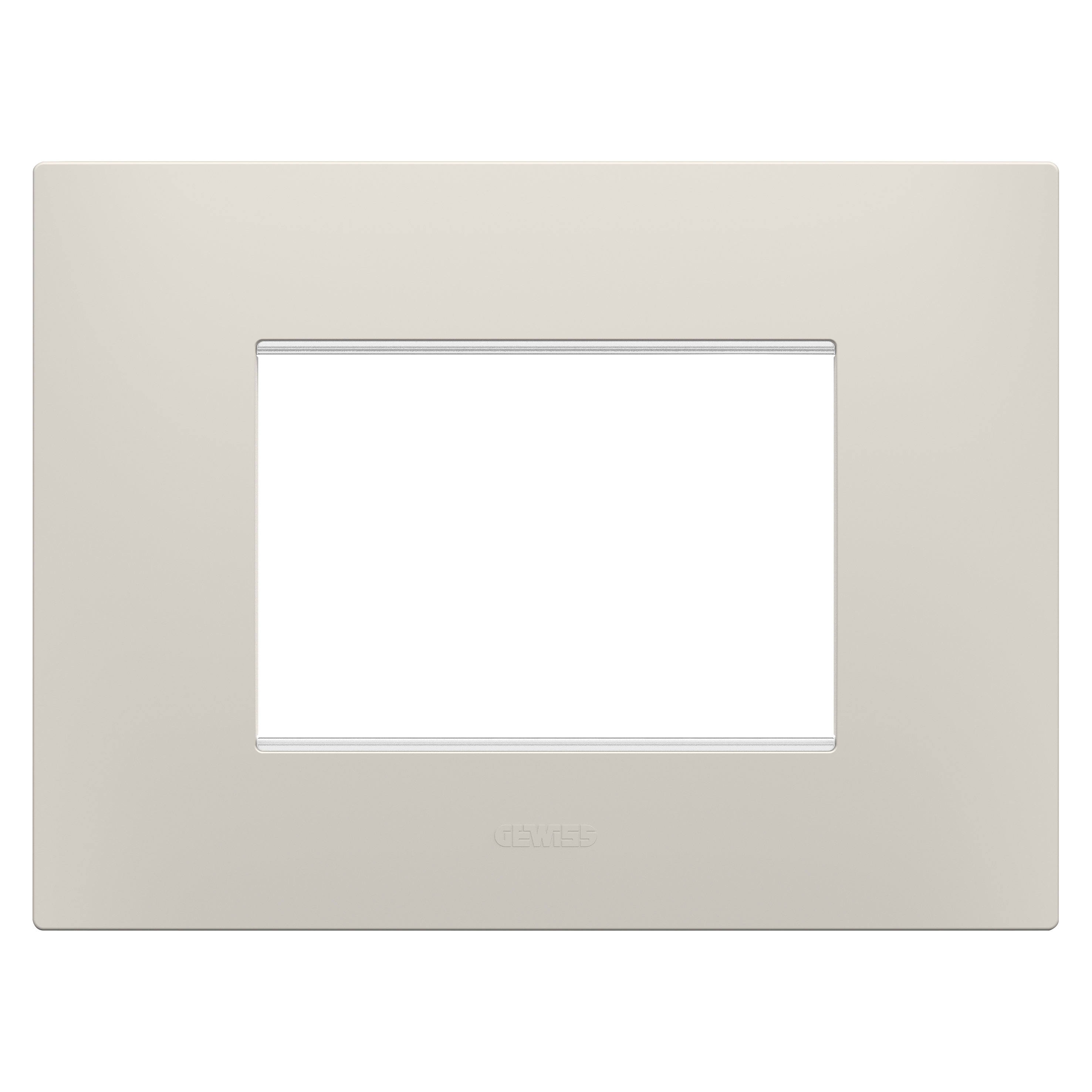 GEWISS - GEWGW16003NB PLACCA EGO 3P NATURAL BEIGE