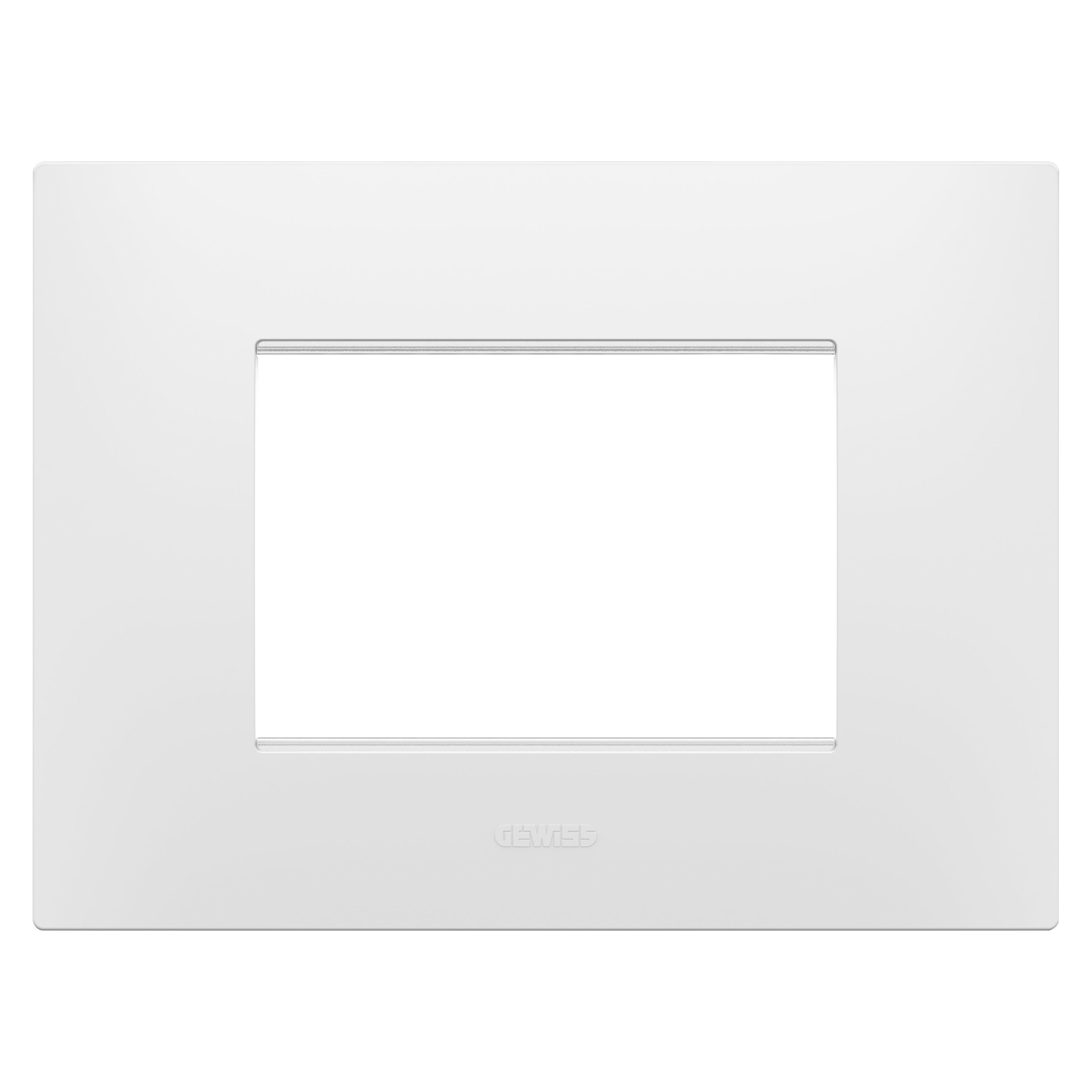 GEWISS - GEWGW16003PW PLACCA EGO 3M BIANCO SATINATO