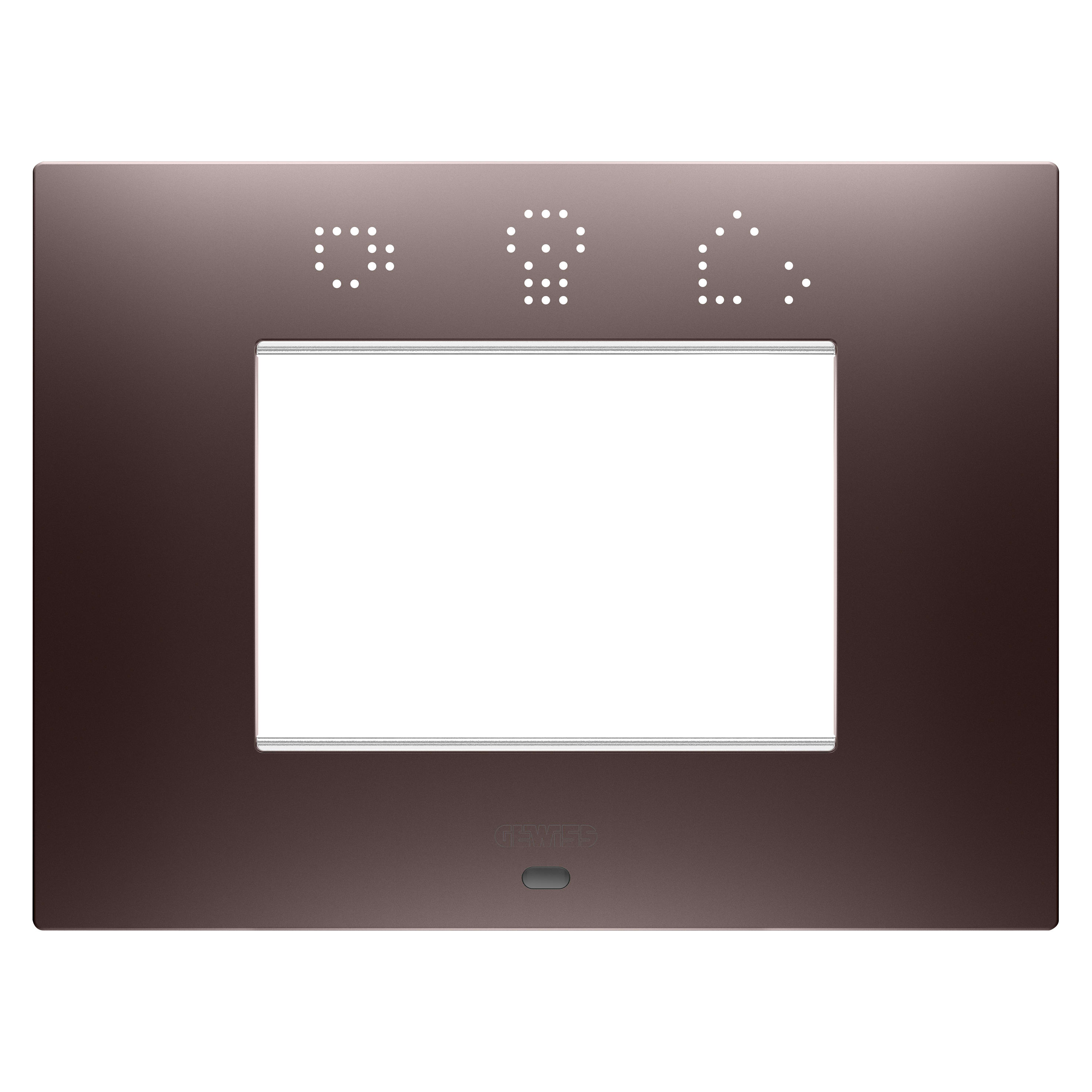 GEWISS - GEWGW16003SCP PLACCA EGO SMART 3M RAME