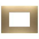GEWISS - GEWGW16003SG PLACCA EGO - IN TECNOPOLIMERO VERNICIATO - 3 POSTI - ORO - CHORUSMART