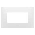 GEWISS - GEWGW16004PW PLACCA EGO - IN TECNOPOLIMERO - 4 POSTI - BIANCO SATINATO - CHORUSMART