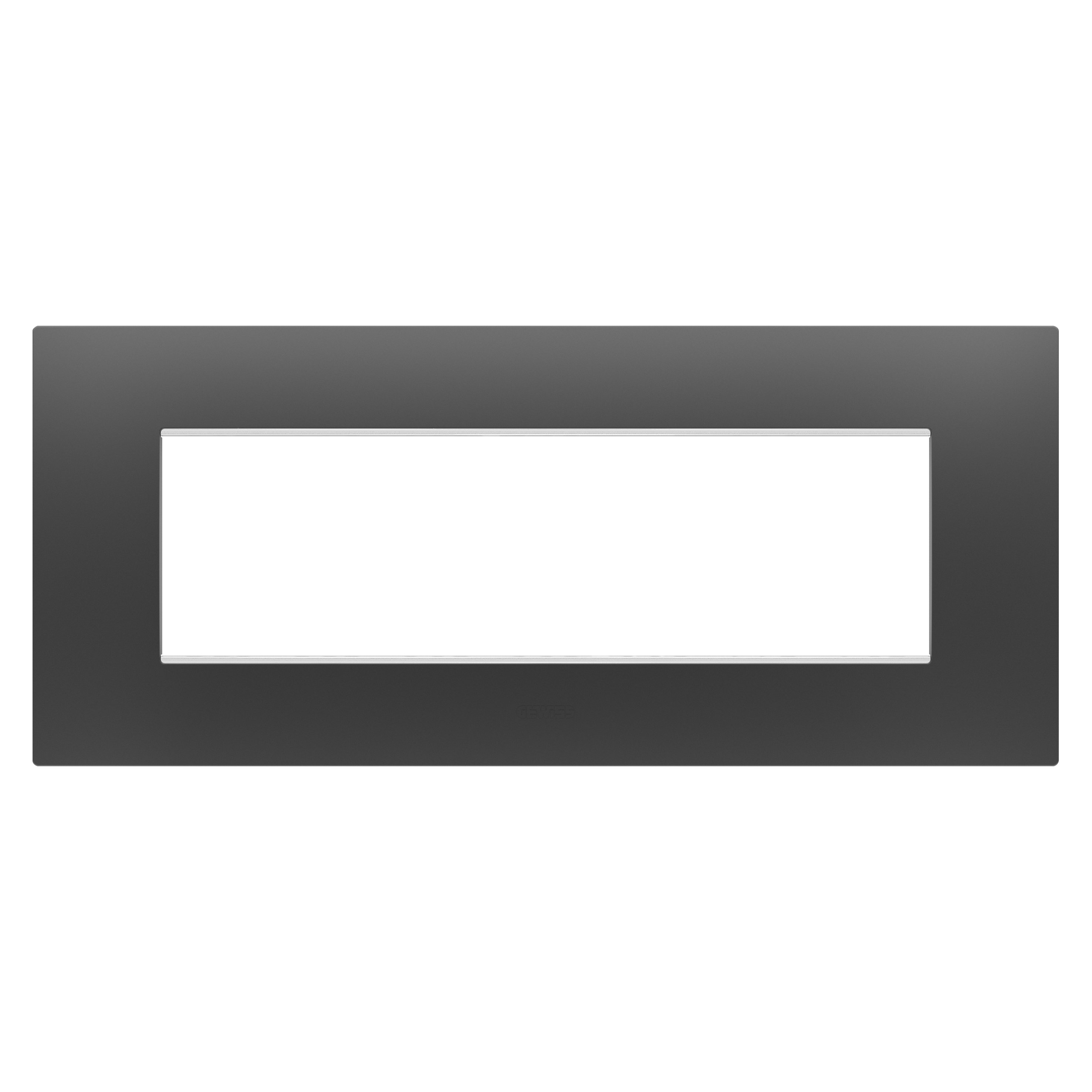 GEWISS - GEWGW16007DB PLACCA EGO 7M NERO SATINATO