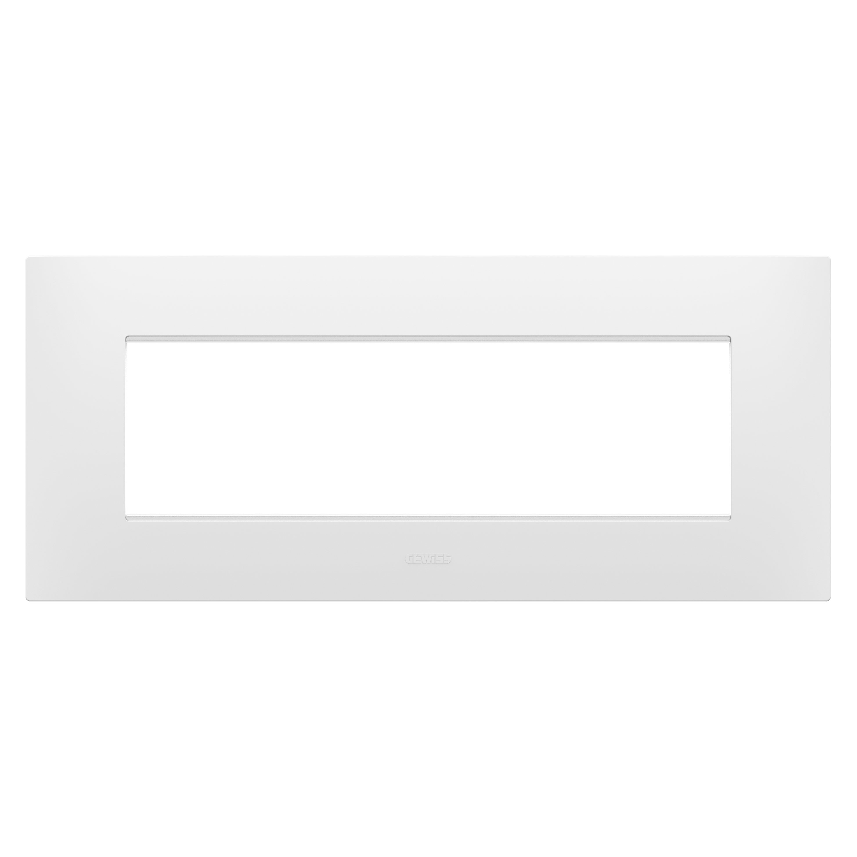 GEWISS - GEWGW16007PW PLACCA EGO - IN TECNOPOLIMERO - 7 POSTI - BIANCO SATINATO - CHORUSMART