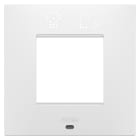 GEWISS - GEWGW16022SPW PLACCA EGO SMART INT 2M BIANCO SATINATO
