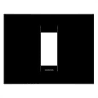 GEWISS - GEWGW16101TN PLACCA ONE 1M NERO TONER