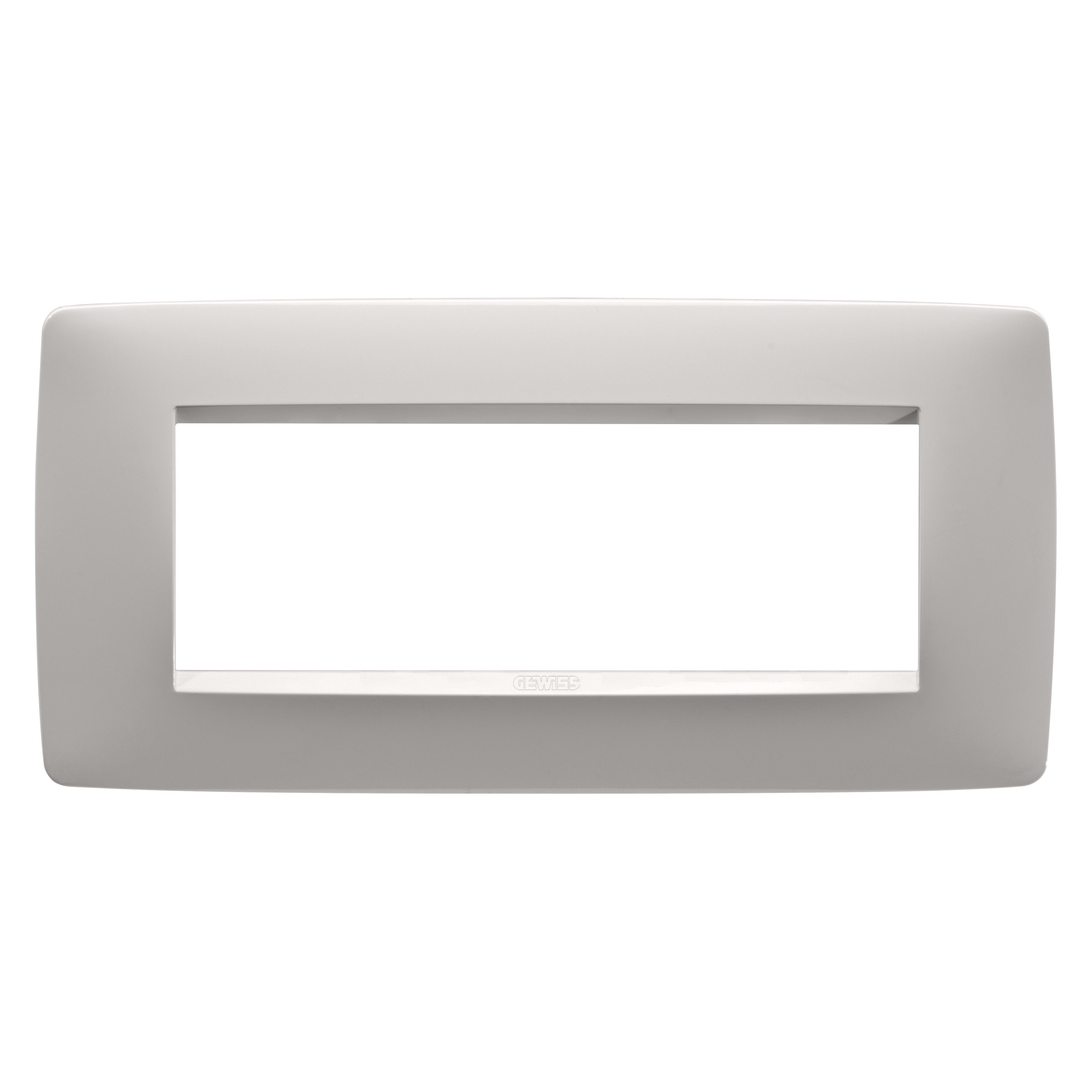 GEWISS - GEWGW16106VL PLACCA ONE 6P NATURAL BEIGE SATINATO