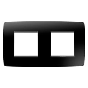 GEWISS - GEWGW16123TN PLACCA ONE INT.2+2M O.NERO TONER