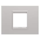 GEWISS - GEWGW16202XL PLACCA LUX 2M METAL NAT.BEIGE SAT.MONOCH