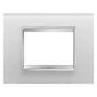 GEWISS - GEWGW16203CG PLACCA LUX 3P VETRO GHIACCIO