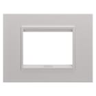 GEWISS - GEWGW16203XL PLACCA LUX 3M METAL NAT.BEIGE SAT.MONOCH