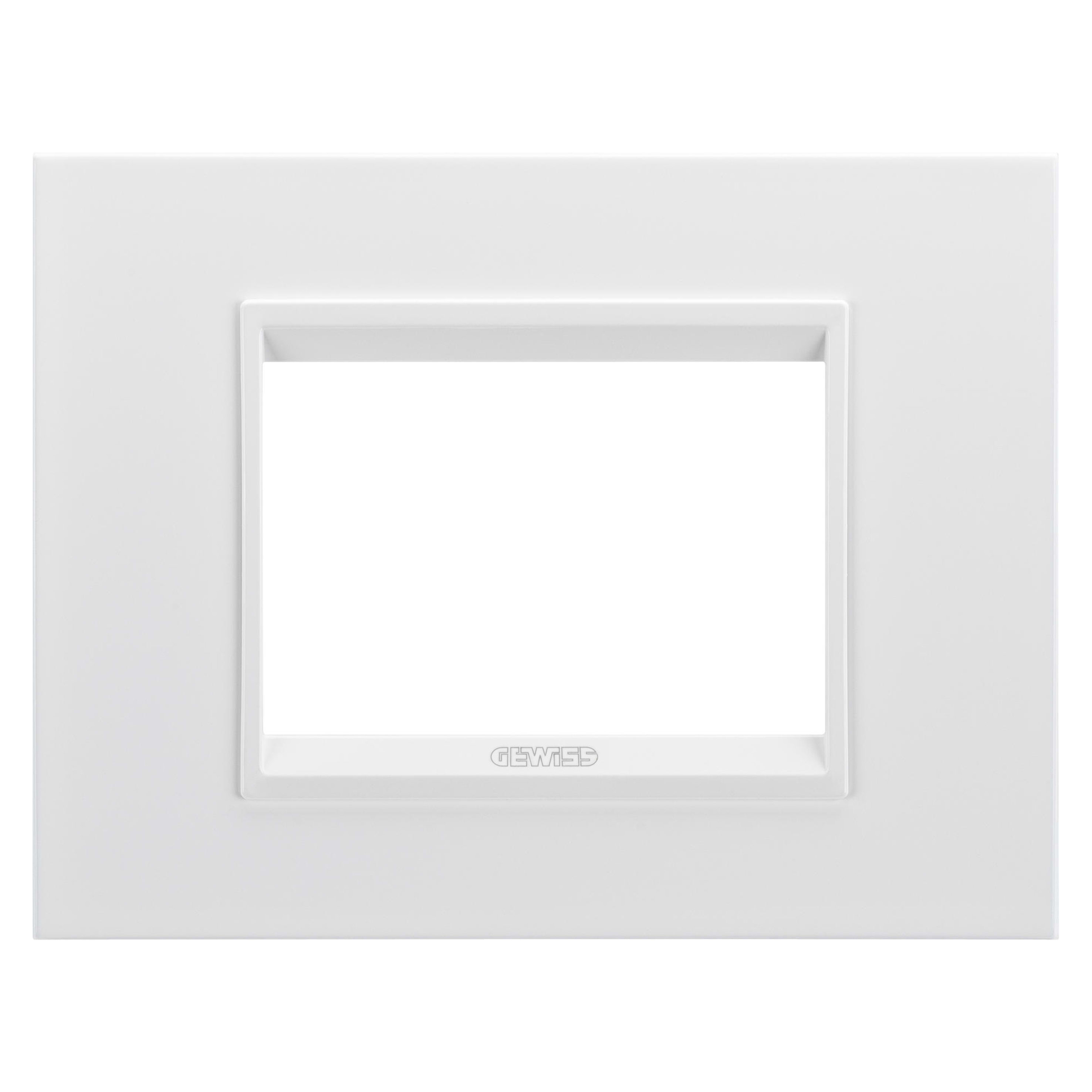 GEWISS - GEWGW16203YB PLACCA LUX 3M BIANCO MONOCHROME