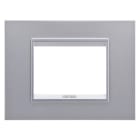 GEWISS - GEWGW16203YT PLACCA LUX 3M TITANIO MONOCHROME