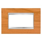 GEWISS - GEWGW16204LC PLACCA LUX 4P CILIEGIO