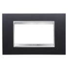 GEWISS - GEWGW16204VA PLACCA LUX - IN TECNOPOLIMERO VERNICIATO - 4 POSTI - ARDESIA - CHORUSMART