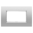 GEWISS - GEWGW16204XR PLACCA LUX - IN METALLO - 4 POSTI - MAGNETIC GRAY - CORNICE MAGNETIC GRAY OPACO - CHORUSMART