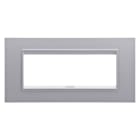 GEWISS - GEWGW16206YT PLACCA LUX - IN TECNOPOLIMERO - 6 POSTI - TITANIO MONOCHROME - CHORUSMART