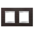 GEWISS - GEWGW16223LW PLACCA LUX INT.2+2P O.WENGEE