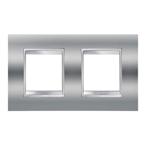 GEWISS - GEWGW16223MC PLACCA LUX INT.2+2P O.CROMO