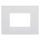 GEWISS - GEWGW16403TB PLACCA GEO - IN TECNOPOLIMERO - 3 POSTI - BIANCO - CHORUSMART