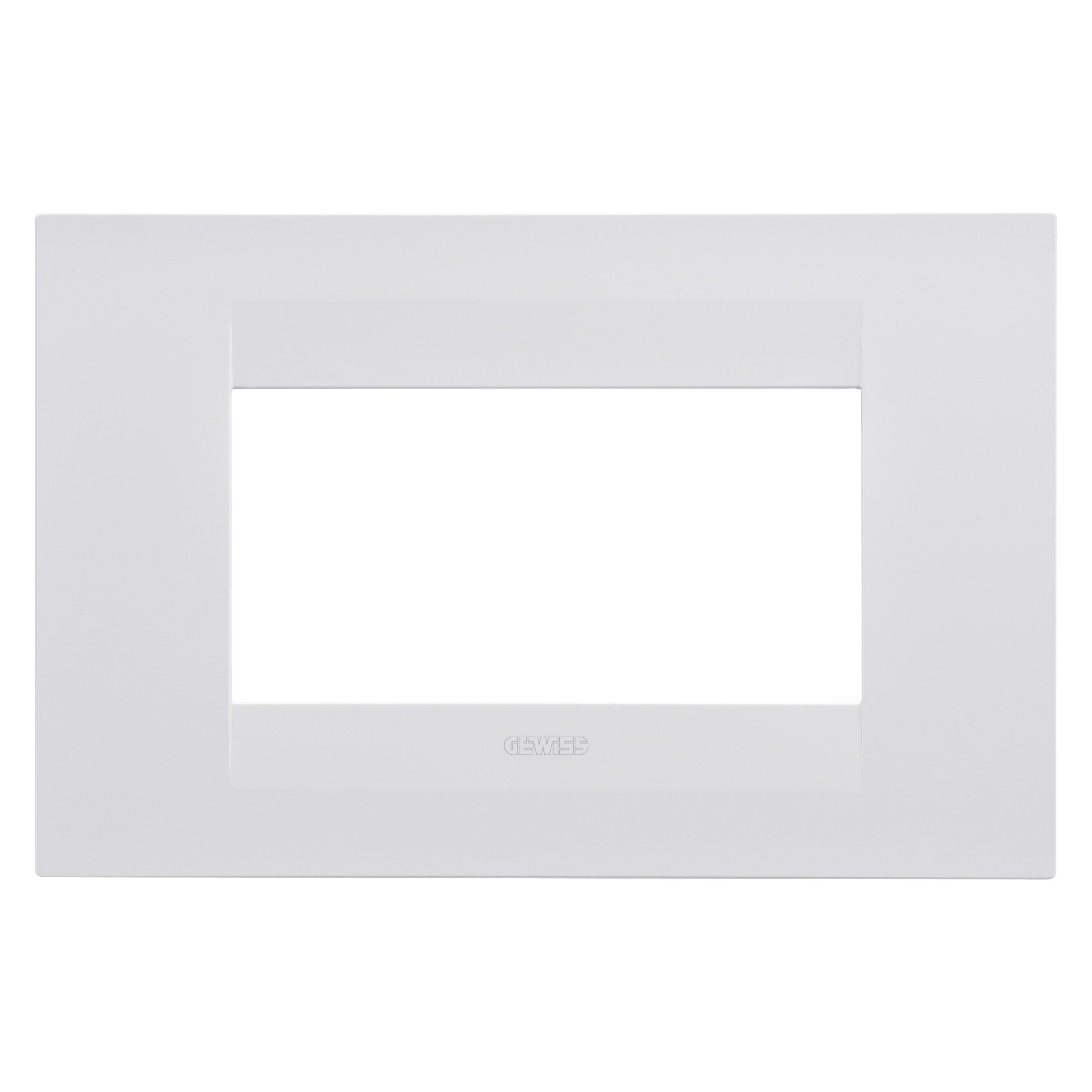 GEWISS - GEWGW16404VW PLACCA GEO 4M BIANCO SATINATO