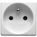 GEWISS - GEWGW20207 PRESA STANDARD FRANCESE 250V ac - 2P+T 16A - 2 MODULI - SYSTEM WHITE