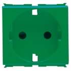 GEWISS - GEWGW20297 PRESA STANDARD TEDESCO 250V ac - PER LINEE DEDICATE - 2P+T 16A - 2 MODULI - ROSSO - SYSTEM