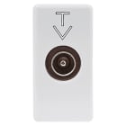 GEWISS - GEWGW20382 PRESA TV PASS.ATT.10DB C.M.9,5MM SY/WT