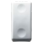 GEWISS - GEWGW20529 PULSANTE UNIPOLARE 250V ac - NA 10A - ILLUMINABILE - CON LENTE NEUTRA SOSTITUIBILE - 1 MODULO - SYSTEM WHITE