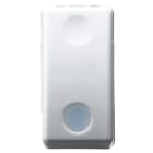GEWISS - GEWGW20572 INTERRUTTORE UNIPOLARE 250V ac - 16AX - CON LENTE NEUTRA SOSTITUIBILE - LUMINOSO 230 V ac - 1 MODULO - SYSTEM WHITE