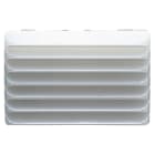 GEWISS - GEWGW20623 LAMPADA SEGNAPASSO CON DIFFUSORE PIANO - 12/24V - ROSSO - 3 MODULI - SYSTEM