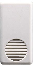 GEWISS - GEWGW20613 SUONERIA - 12V - 50Hz - 8VA - 80 dB A 1 METRO - 1 MODULO - SYSTEM WHITE