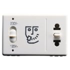 GEWISS - GEWGW20841 PRESA PER RASOIO ST.EUR./AMERICANO SY/WT