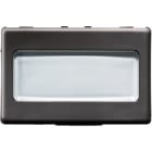 GEWISS - GEWGW21024 PULSANTE CON TARGA P.NOME 3M ILLUM.SY/BK