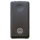 GEWISS - GEWGW21523 PULSANTE 1P NC+AUX NA -ARRESTO- SY/BK