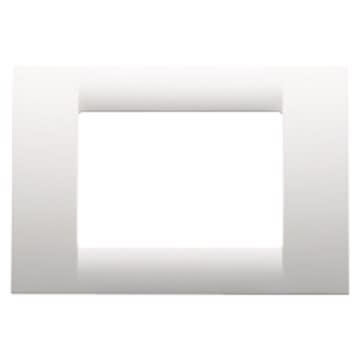 GEWISS - GEWGW22103 PLACCA 3P BIANCO NUVOLA SYSTEM VIRNA